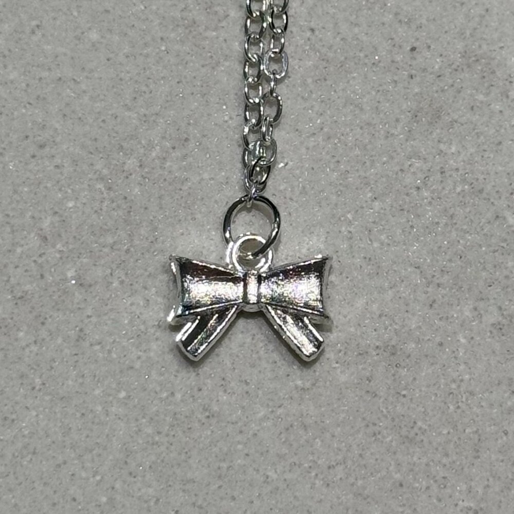 Vintage Butterfly Bow Necklace
